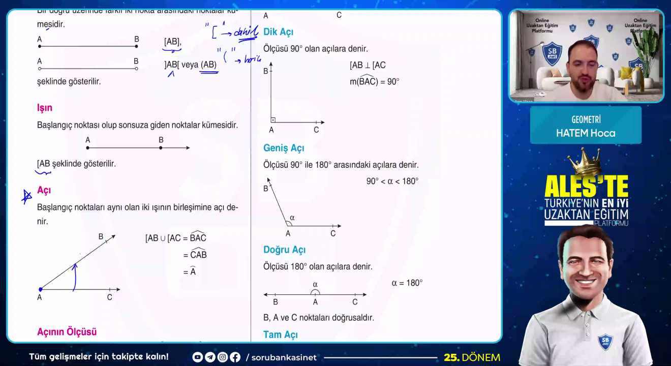 2025 - ALES/3 Kasım Dönemi - Geometri